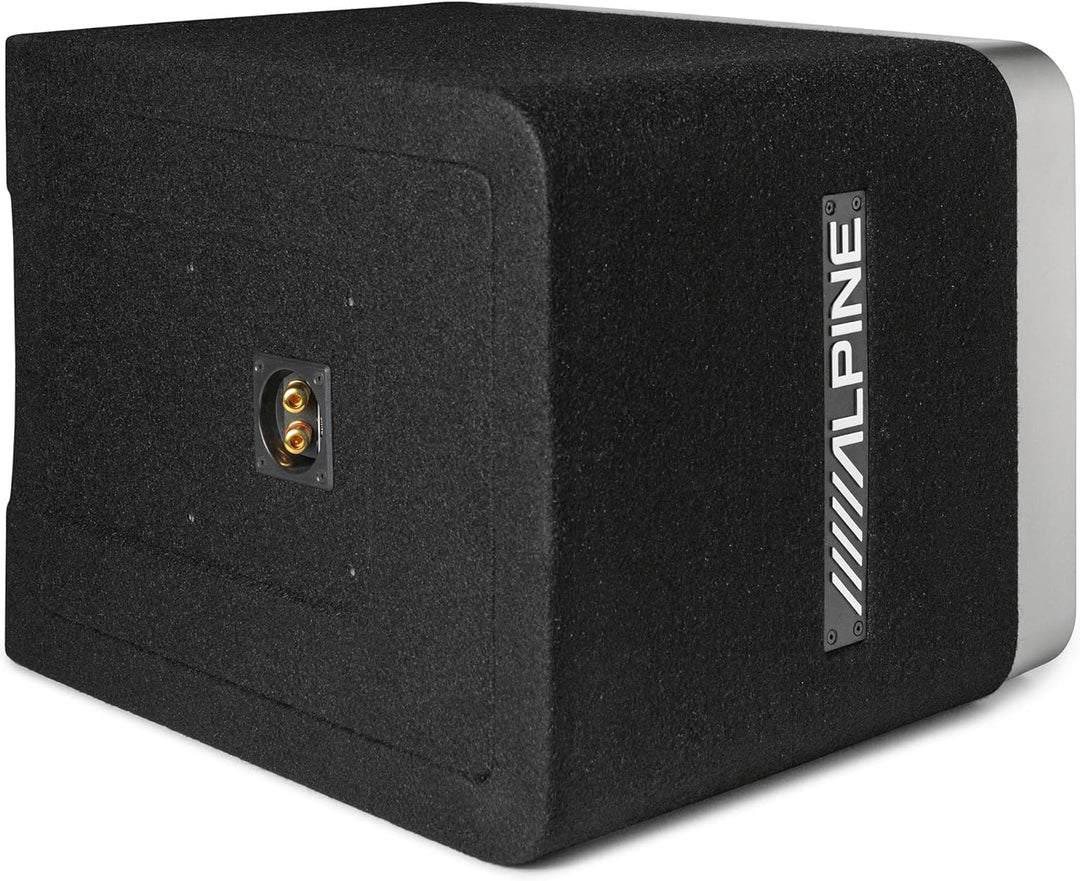 R2-SB10V Alpine Halo R-Series 10" Subwoofer Single Loaded Ported Enclosure 750W RMS 2 Ohm