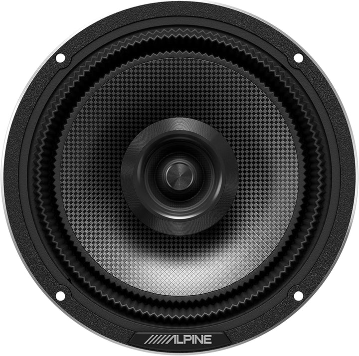 Alpine HDZ-65 Status 6.5" Hi-Res Coaxial 2-Way Speakers 100W RMS 4 Ohm Car Audio (Pair)