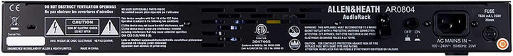 Allen & Heath AudioRack 8x4 SQ & GLD Expander AH-AR2-84-BLK