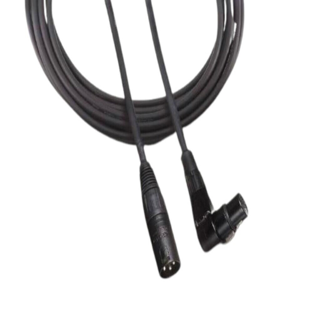 AT8314-20R 20 Foot Professional XLRF Right Angle to XLRM Straight Balanced Microphone Cable