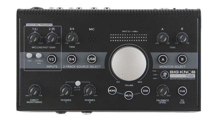 Mackie Big Knob Studio Monitor Controller & USB Interface – Precision Audio Control