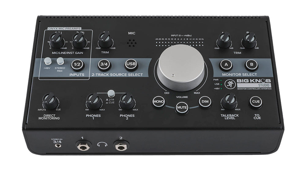 Mackie Big Knob Studio Monitor Controller & USB Interface – Precision Audio Control