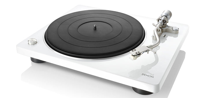 Denon DP400WT Hi-Fi Turntable with Speed Auto Sensor (white)