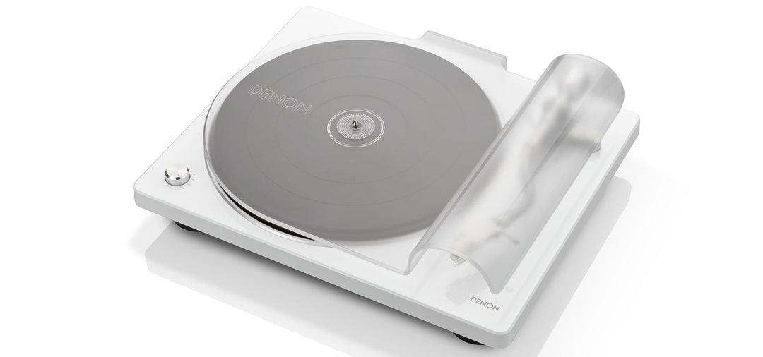 Denon DP400WT Hi-Fi Turntable with Speed Auto Sensor (white)