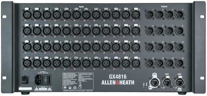 Allen & Heath 96 kHz 48-Input / 16-Output Portable GX Expander with DX Sockets AH-GX-4816