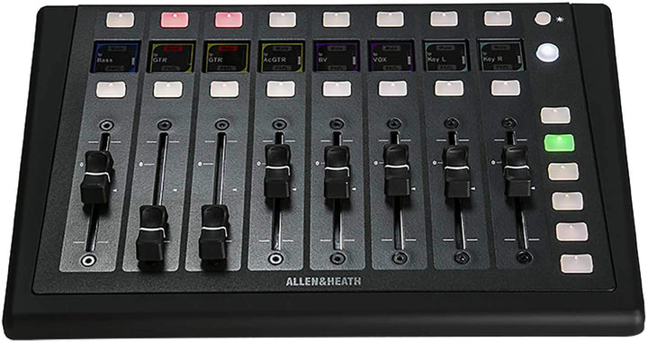 Allen & Heath 8 motorized fader controller, PoE+ powered, includes PSU AH-IP-8