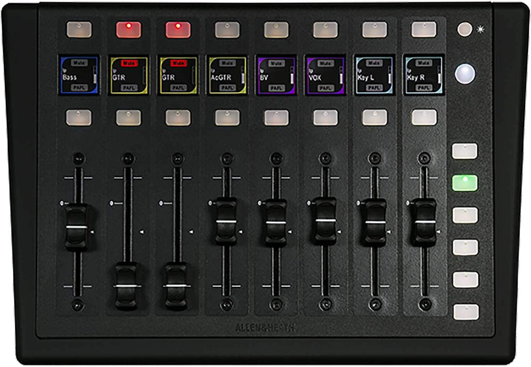 Allen & Heath 8 motorized fader controller, PoE+ powered, includes PSU AH-IP-8