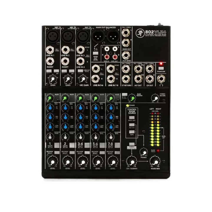 Mackie 802VLZ4 8-Channel Analog Mixer - VLZ4 Series