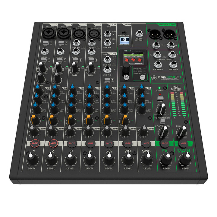 Mackie PROFX10V3+ 10-Channel Analog Mixer with USB