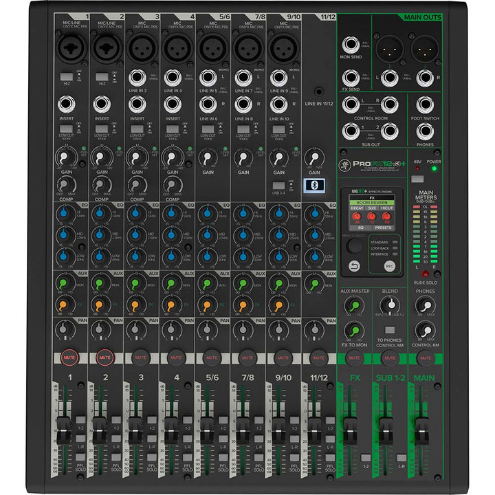 Mackie PROFX12V3+ 12-Channel Analog Mixer with USB