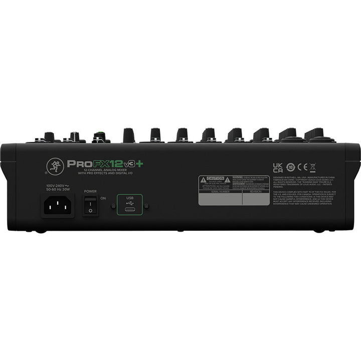 Mackie PROFX12V3+ 12-Channel Analog Mixer with USB