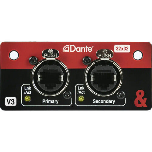 Allen & Heath Dante 32x32 Bi-Directional Audio Interface Module for SQ Mixers AH-M-SQ-SDANTE32-A