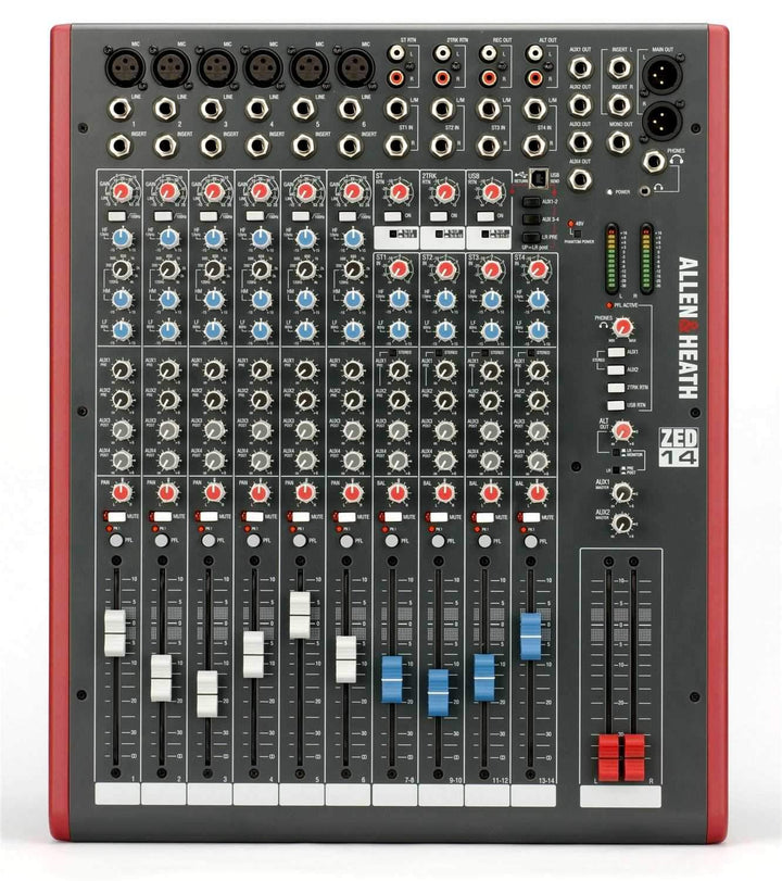 Allen & Heath ZED-14 Mixing Console with USB AH-ZED14