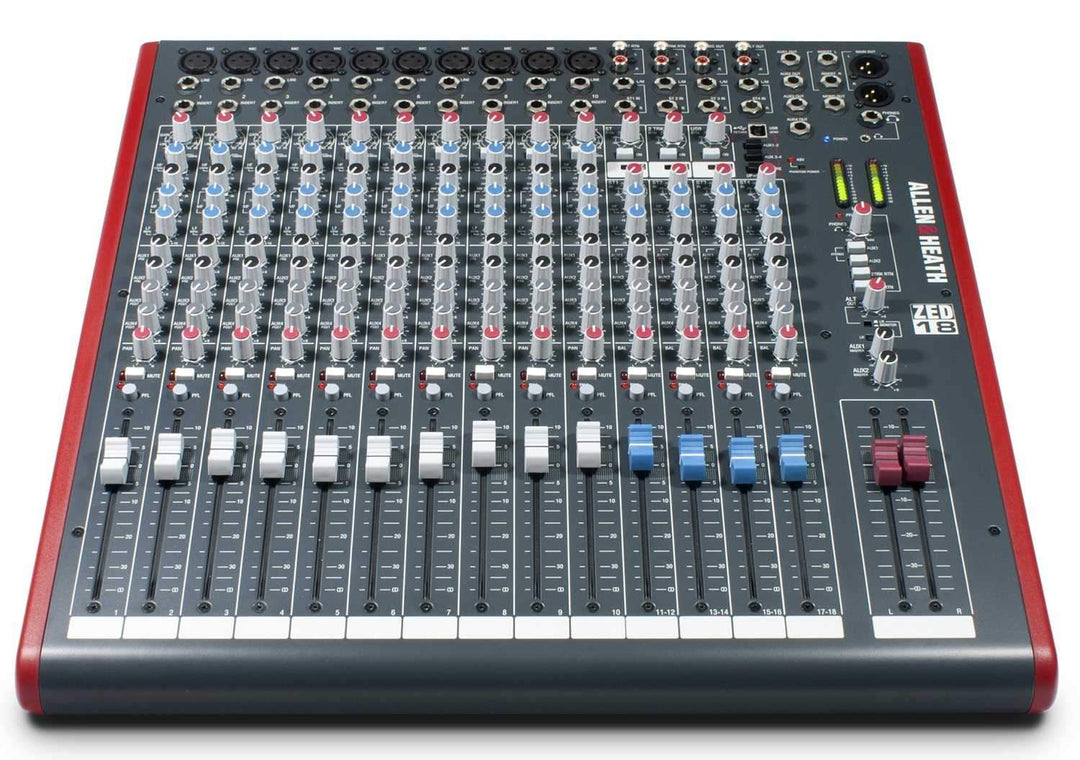 Allen & Heath ZED-18 18-channel Mixer with USB Audio Interface AH-ZED18