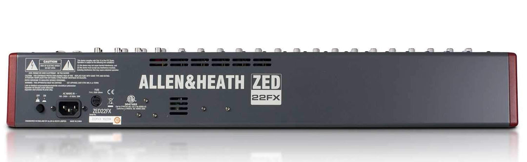 Allen & Heath ZED-22FX 22-channel Mixer with USB Audio Interface and Effects AH-ZED22FX