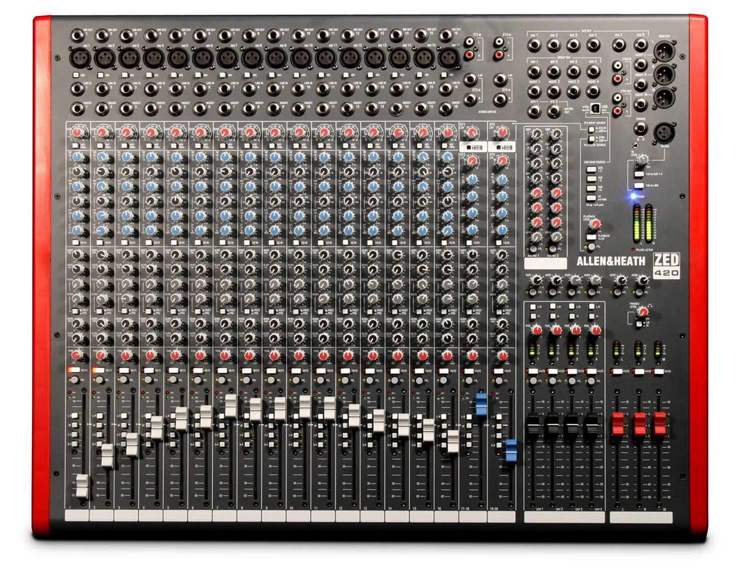 Allen & Heath 16 Mic/line 20 Input Mixer AH-ZED420