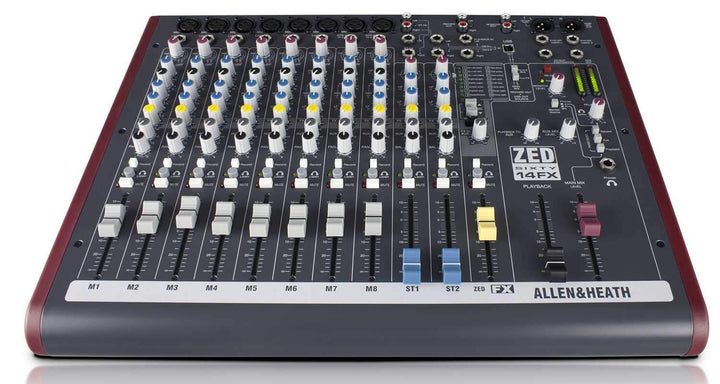 Allen & Heath ZED 14FX PA Mixer with 60mm Faders AH-ZED60-14FX