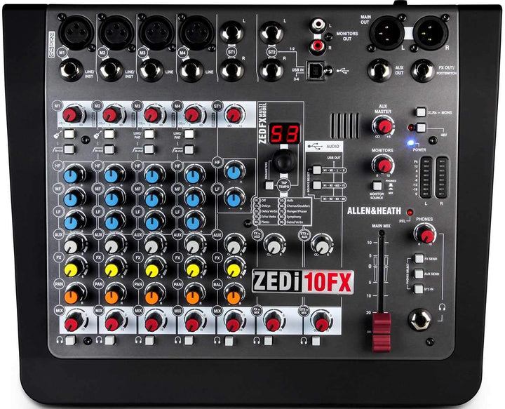 Allen & Heath ZEDI10FX 10-Channel Mixer AH-ZEDI10FX