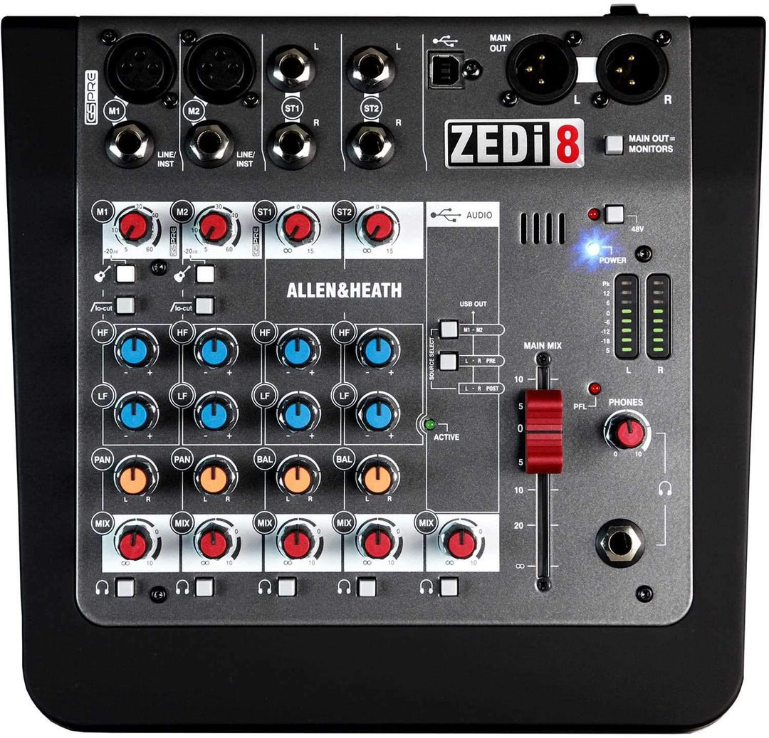 Allen & Heath 8 8-Channel Mixer AH-ZEDI8