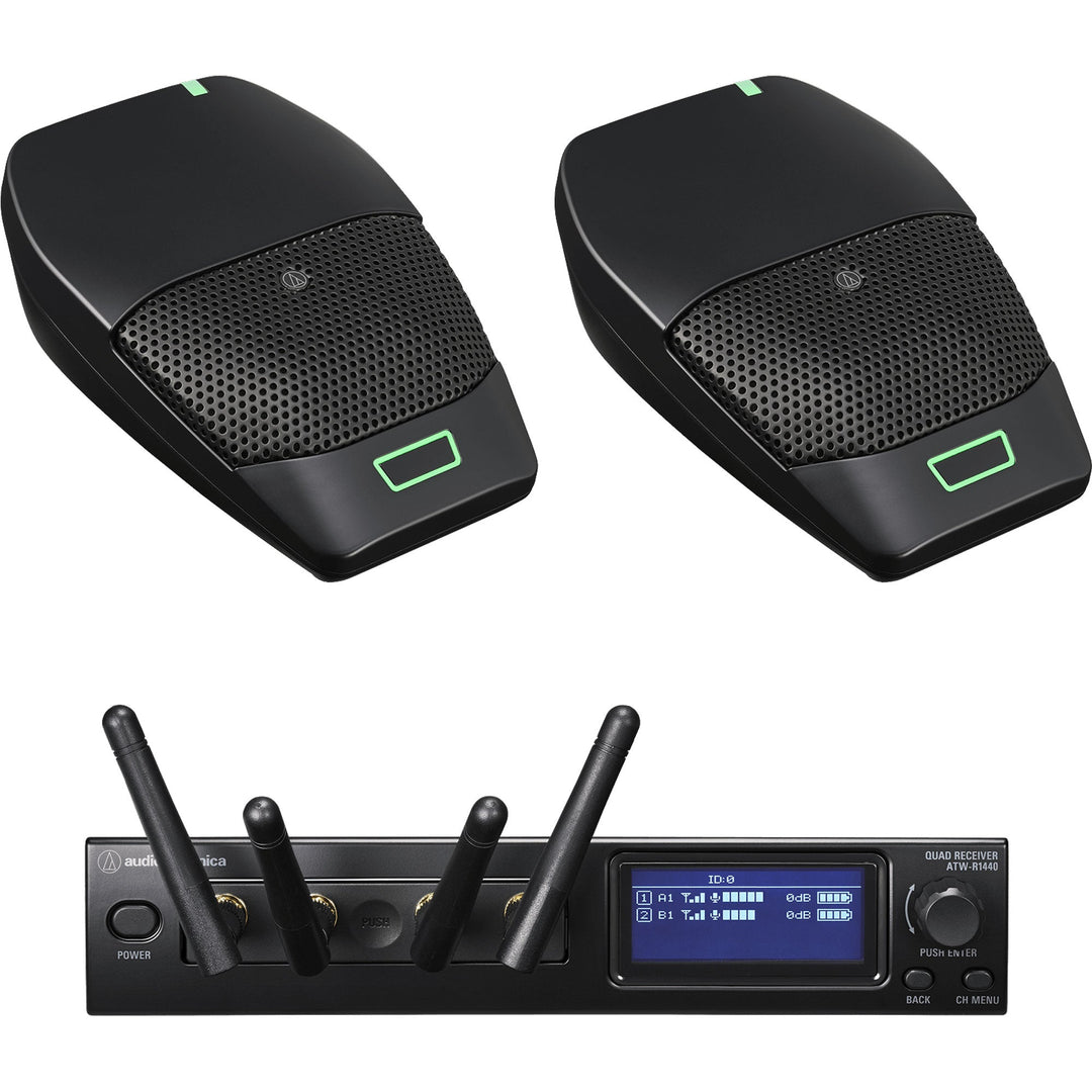 Audio-Technica ATW-1426 System 20 PRO Dual Boundary Wireless Microphone System (2.4 GHz)