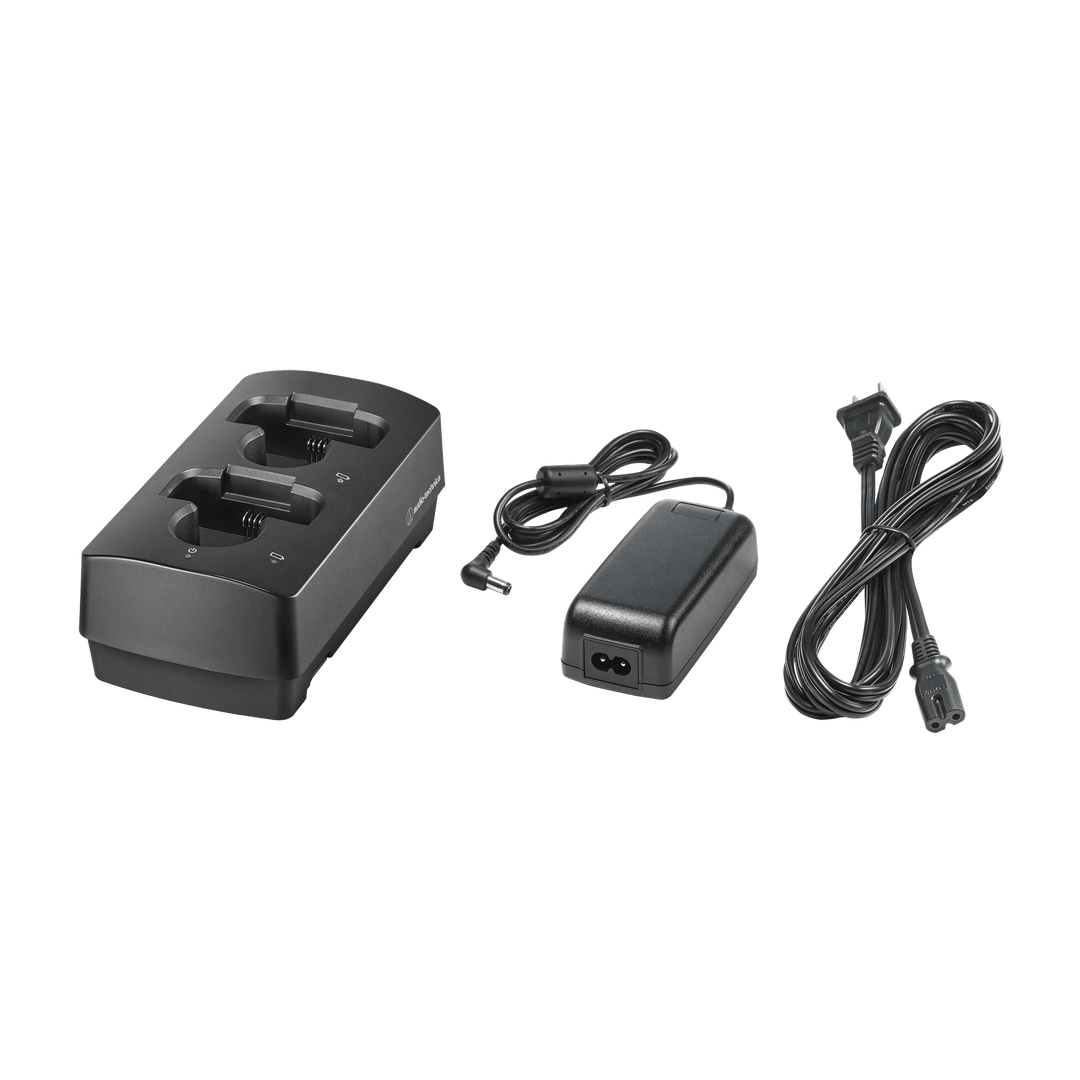 Audio-Technica ATW-CHG3AD 3000 Series Two-Bay Charging Station with AC Adapter