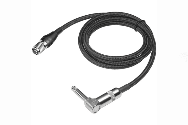 Audio-Technica AT-GRCH PRO Pro Professional Guitar Input Cable for Wireless Transmitters