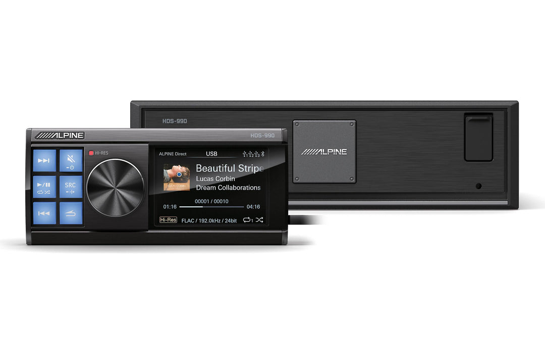 Alpine HDS-990 Hi-Res Digital Media Player with Bluetooth® and USB Connectivity