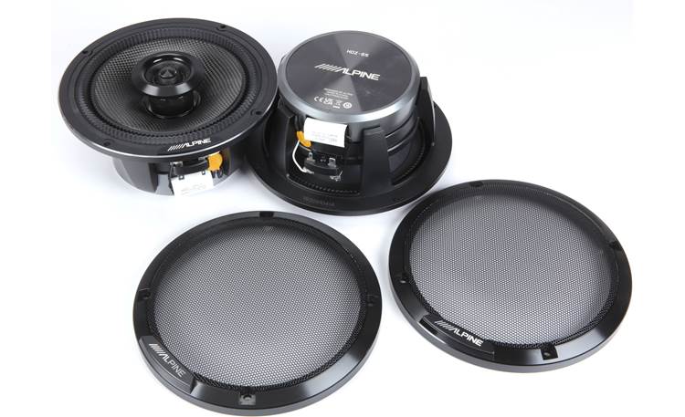 Alpine HDZ-65 Status 6.5" Hi-Res Coaxial 2-Way Speakers 100W RMS 4 Ohm Car Audio (Pair)