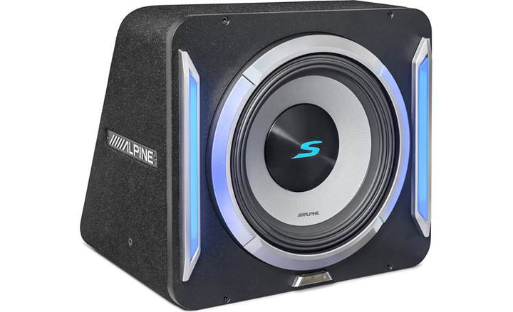 Alpine S2-SB12 PrismaLink™ S2-Series 12" Sealed Subwoofer Enclosure with RGB Lighting