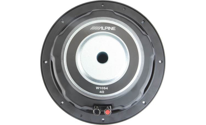 Alpine W10S4 BassLine Series 10" 4-Ohm Subwoofer – Powerful Bass