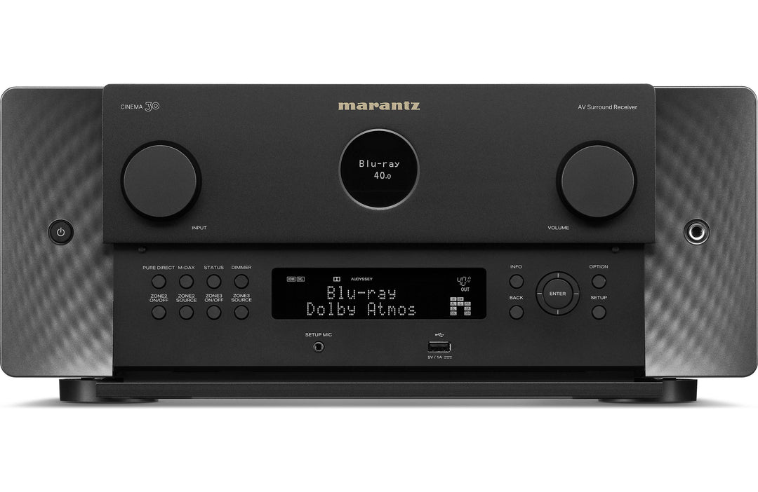 Marantz Cinema 30 11.4 Channel Reference 8K A/V Receiver with Dolby Atmos and Built-In Streaming