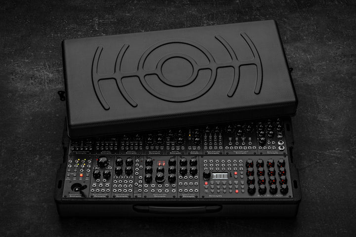 Erica Synths Black System III in Carbon Fiber Travel Case