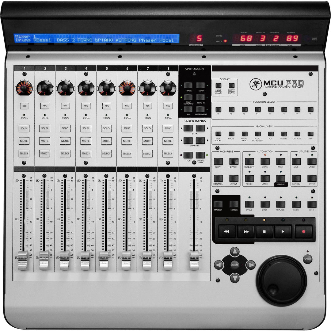 Mackie MCU Pro Universal Control Surface – Professional 8-Channel Studio Controller