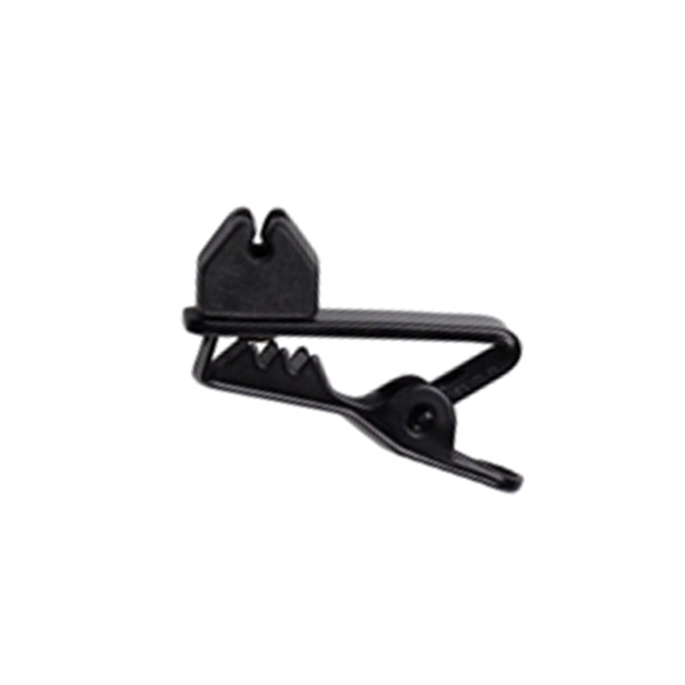 Que Audio DATC 1L Single Cable Clip with Swivel Design - Black