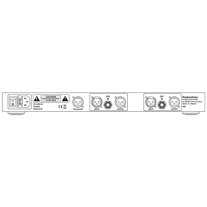 Fredenstein HD Reference Dual-Channel Microphone Preamp for Pro Audio