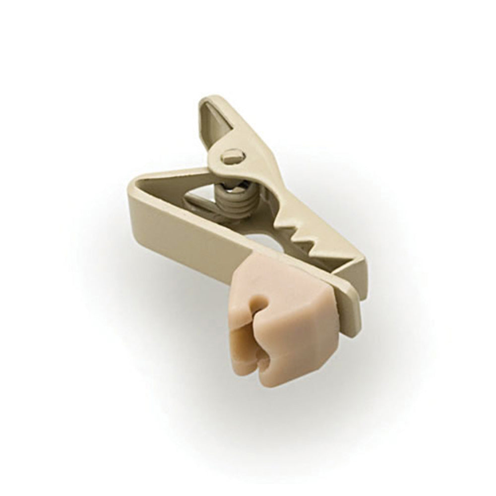 Que Audio DATC 1E Single Cable Clip with Swivel Design - Beige