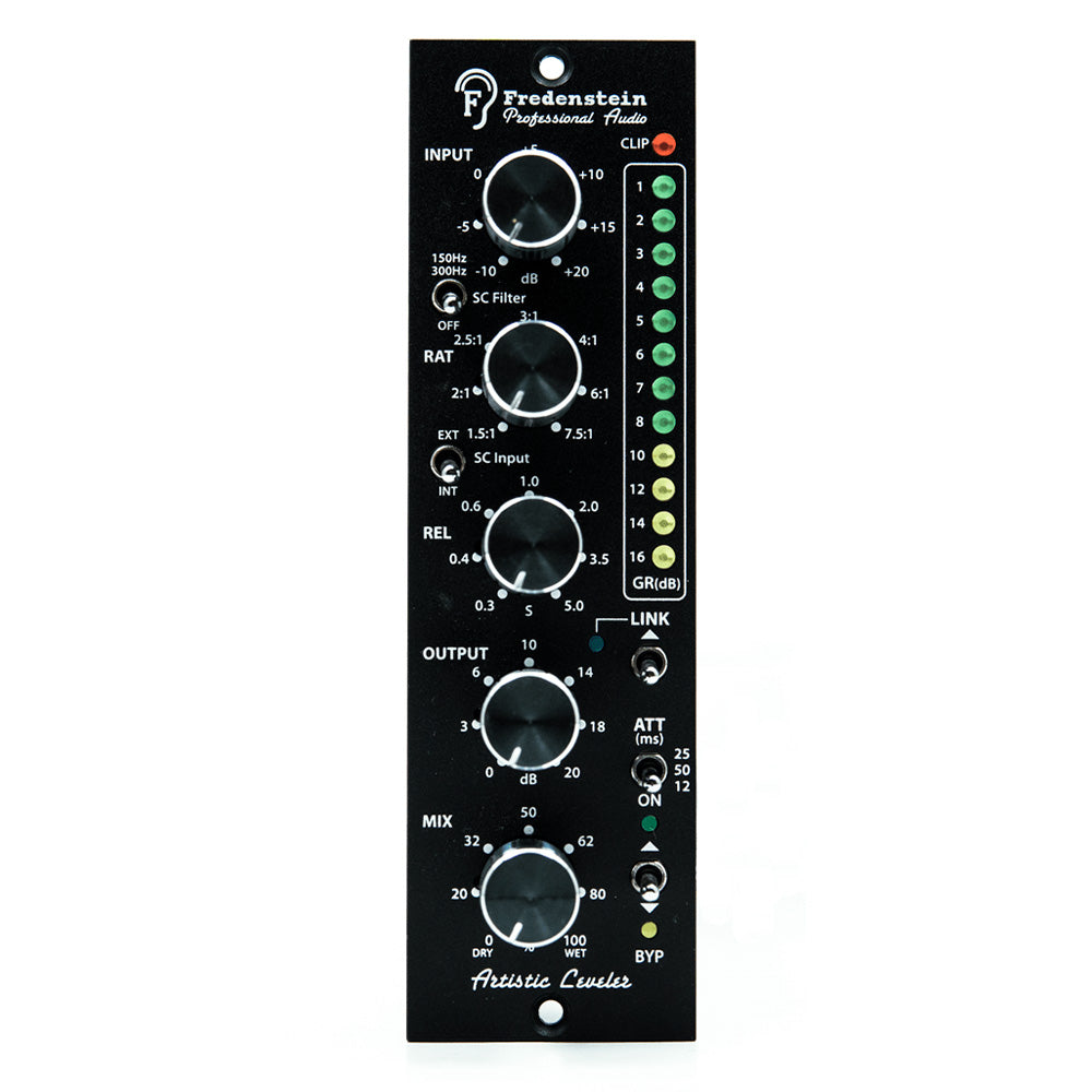 Fredenstein Artistic Leveler - Opto Compressor Module for 500 Series ARTISTICLEVELER