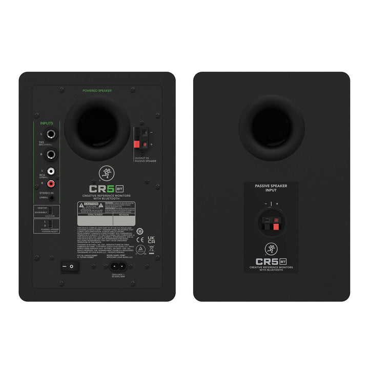 Mackie CR5BT 5.25-Inch Active Studio Monitors with Tone Control and Bluetooth