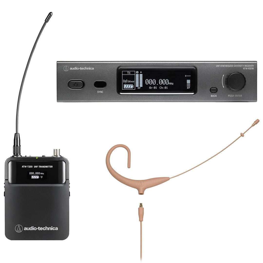 Audio-Technica ATW-3211/892xTH Earset Wireless System (DE2 Band / 470-529 MHz)