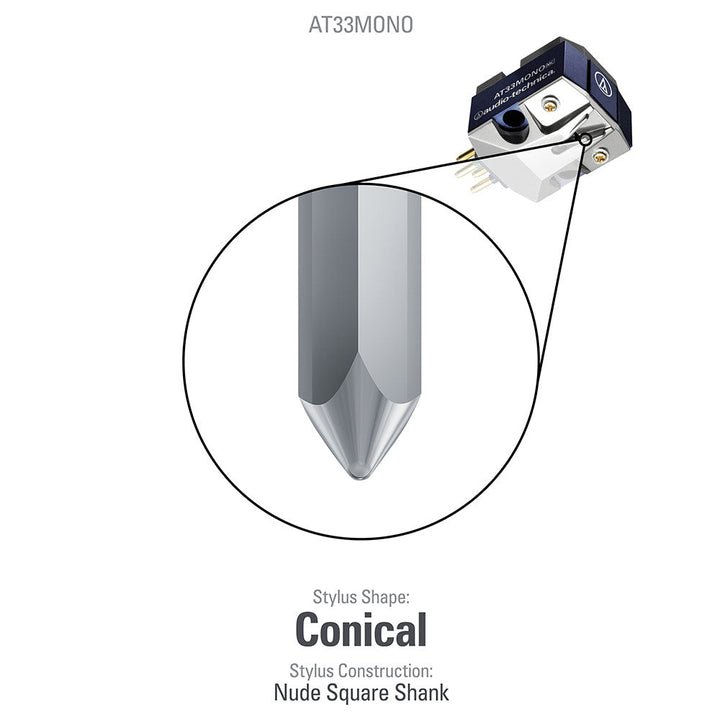 Audio-Technica Dual Moving Coil Cartridge AT33MONO