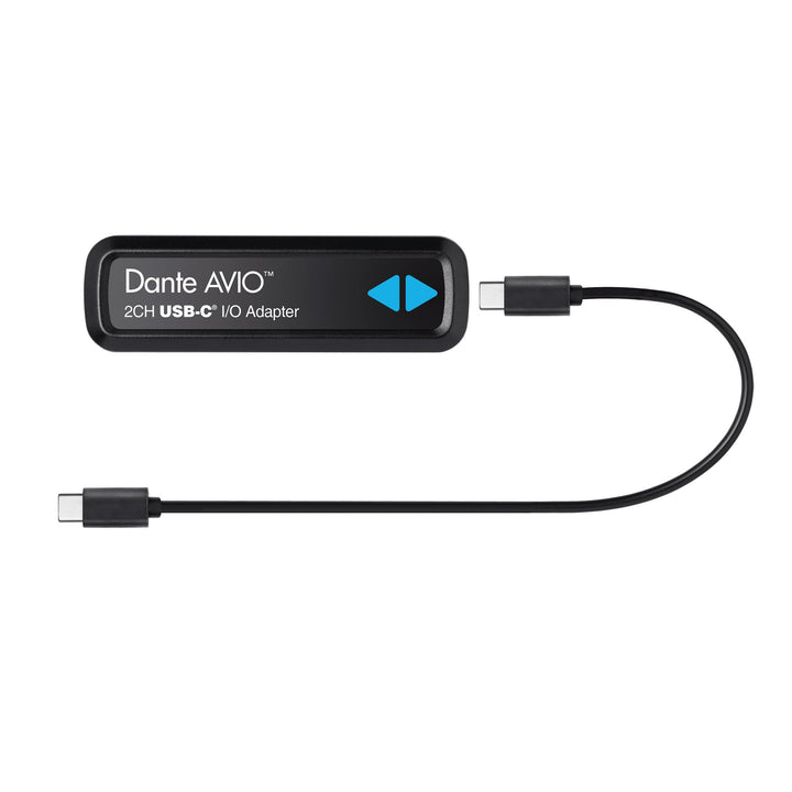 Audinate ADP-USBC-AU-2X2 Dante AVIO 2x2 USB-C I/O Adapter