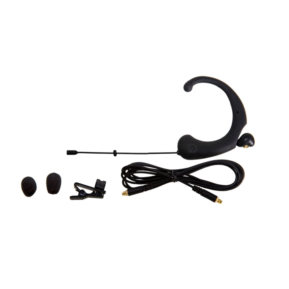 Que Audio DA12 DE - Micro Omnidirectional Headworn Microphone, Black