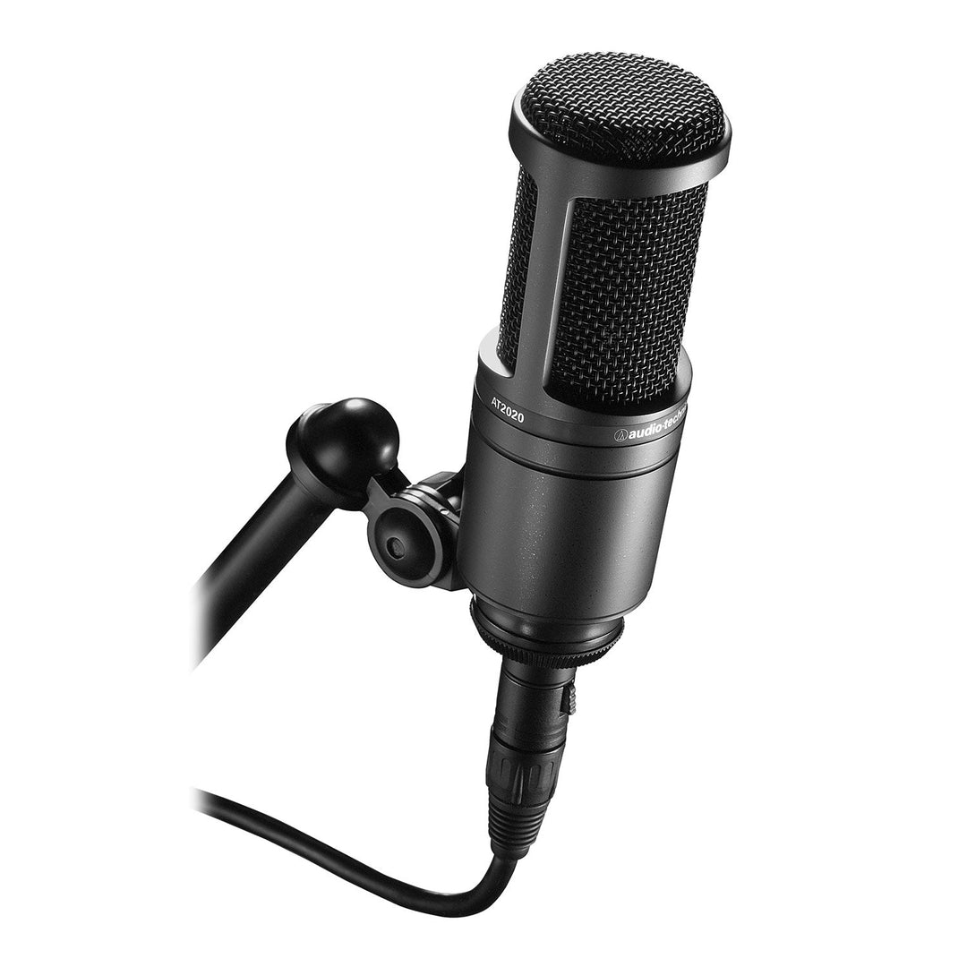 Audio-Technica AT2020 Side-Address Cardioid Large Diaphragm Condenser Studio Microphone