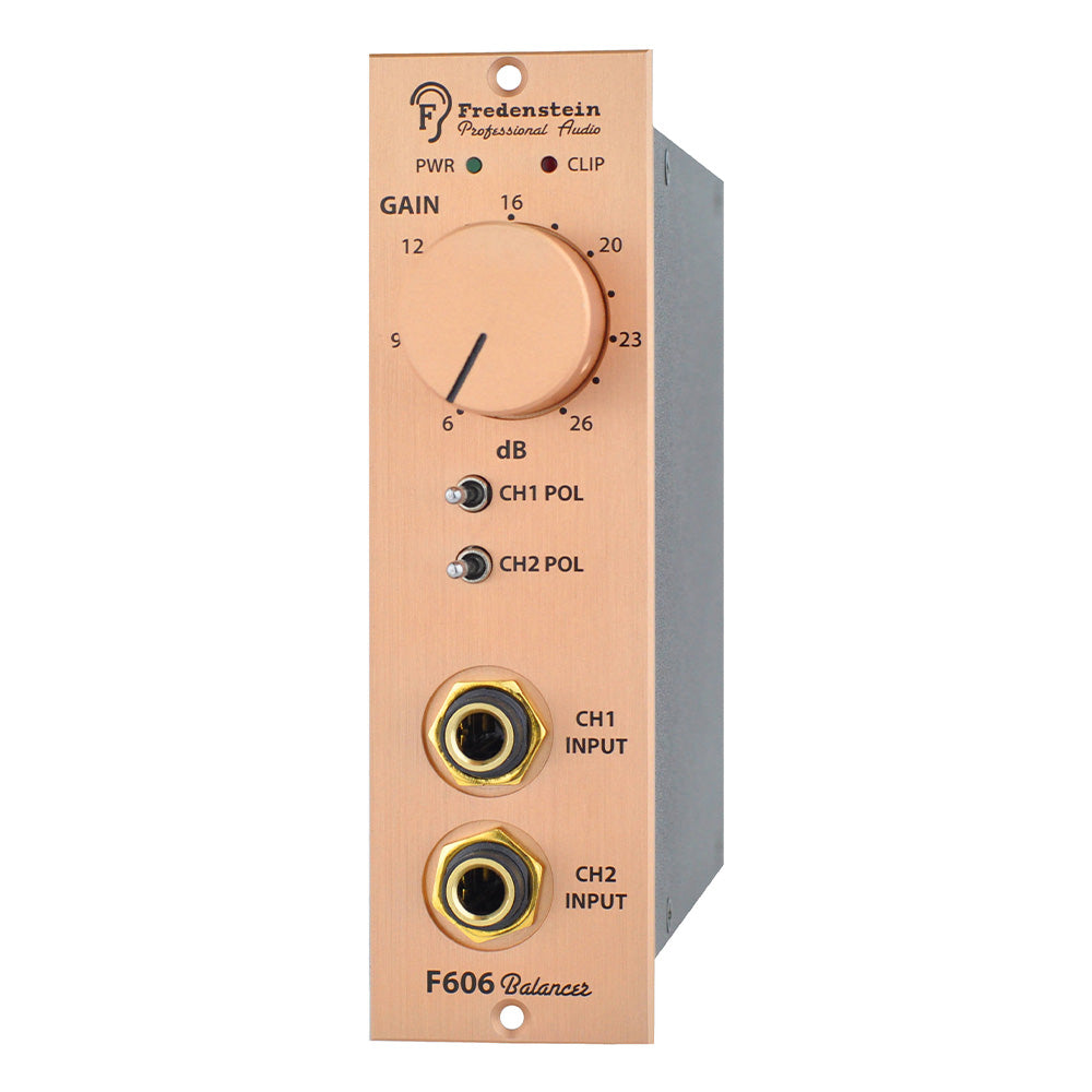 Fredenstein F606 – 500 Series Unbalanced-to-Balanced Converter Module