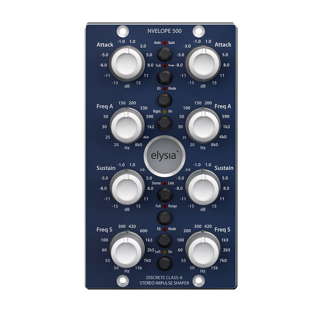 Elysia nvelope 500 – Dual-Band Transient Shaper 500 Series Module