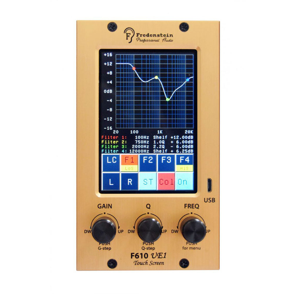 Fredenstein F610 UE-1 – 500 Series Stereo 4-Band Parametric Equalizer