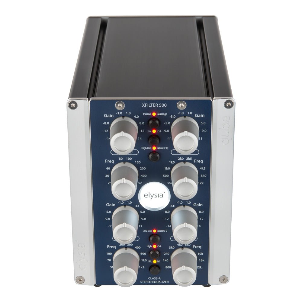 Elysia xfilter qube – Class-A Stereo EQ with Desktop Qube Chassis