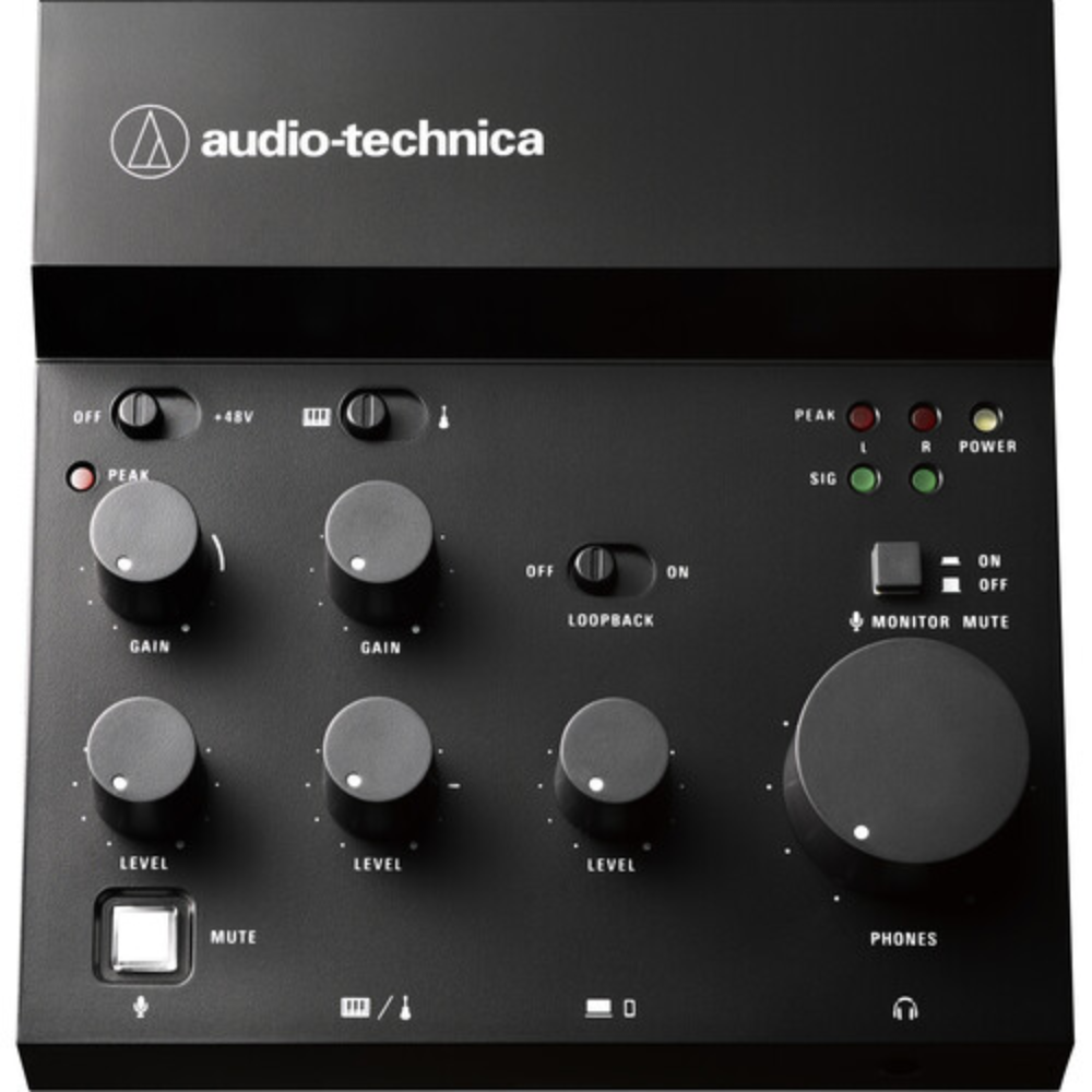 Audio Technica AT-UMX3 Audio Mixer Streaming Interface