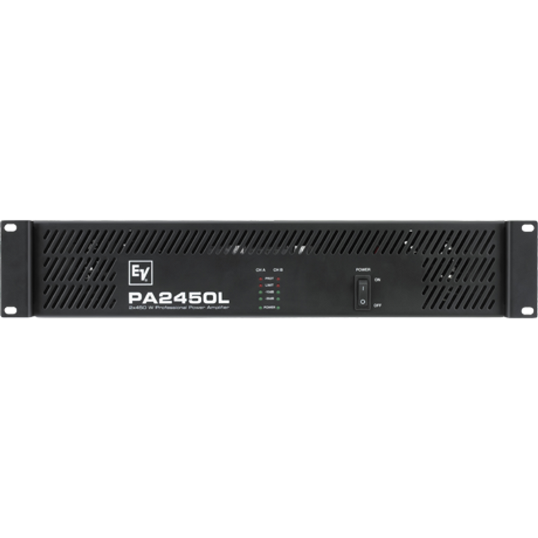 Electro-Voice EV PA 2450L Dual 450 Watt 120V Dual Channel Amplifier