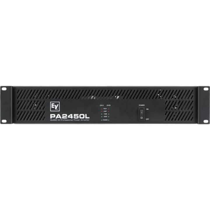 Electro-Voice EV PA 2450L Dual 450 Watt 120V Dual Channel Amplifier